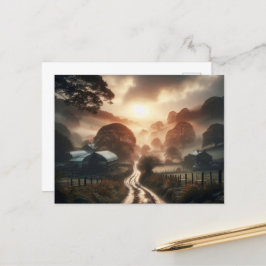 Das Treibhaus Feiertagspostkarte