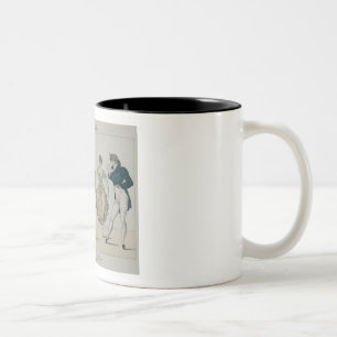 Das "Trenis" Quadrille, überziehen 19 von 'Le Bon Zweifarbige Tasse