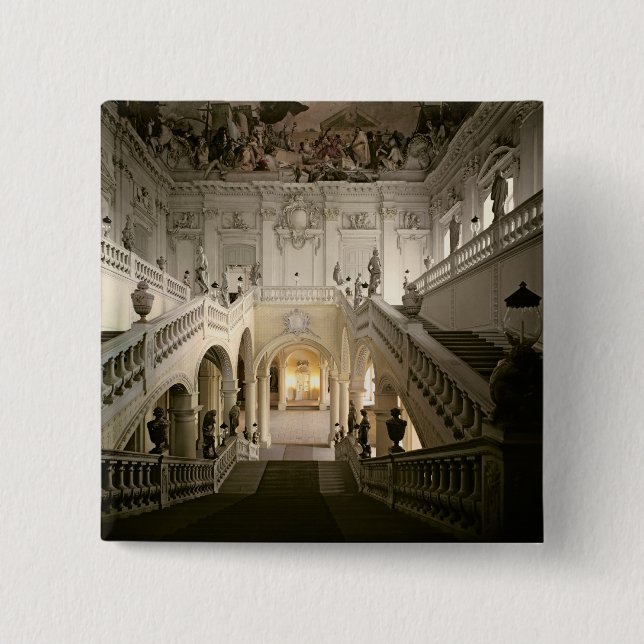 Das Treppenhaus, errichtet 1719-44 Button (Vorderseite)