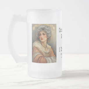 Das trinke ich nicht!! mattglas bierglas