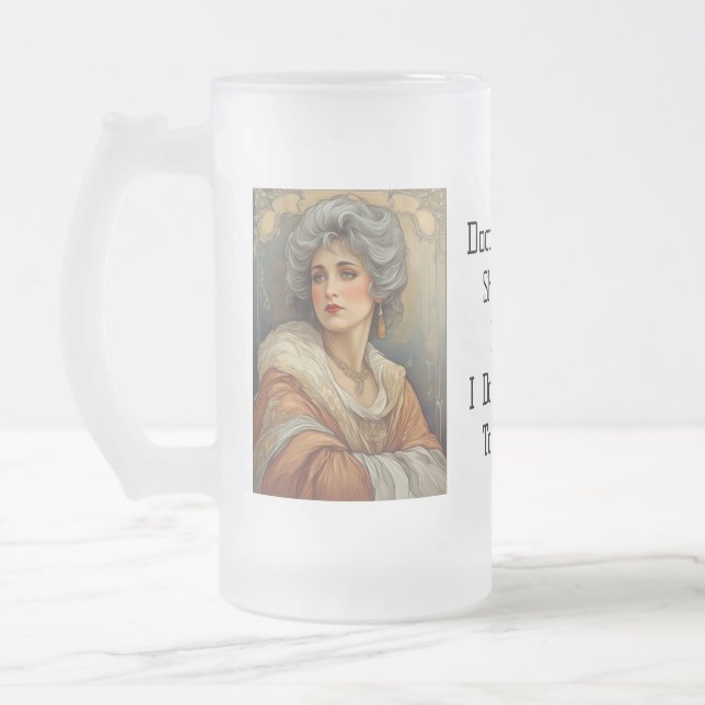 Das trinke ich nicht!! mattglas bierglas (Links)