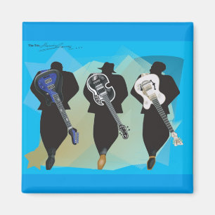 Das Trio Collection-Square-Magnet Magnet