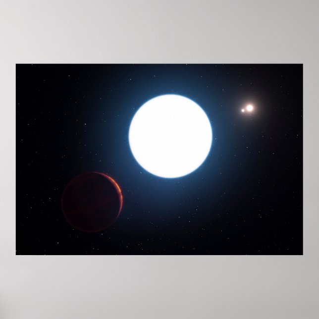 Das Triple-Star-System Hd 131399 Poster (Vorne)