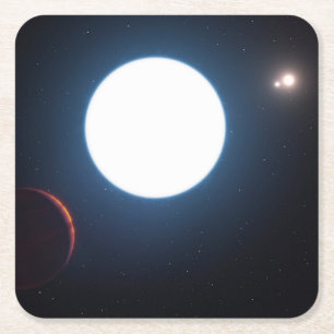 Das Triple-Star-System Hd 131399 Rechteckiger Pappuntersetzer