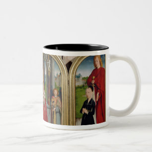 Das Triptychon der Sedano Familie, c.1495-98 Zweifarbige Tasse