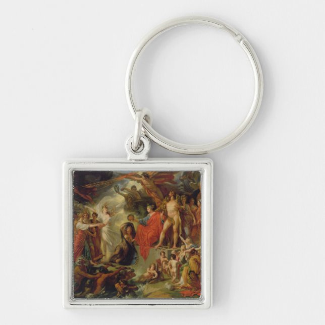 Das Triumph der Zivilisation, c.1794-98 Schlüsselanhänger (Vorne)