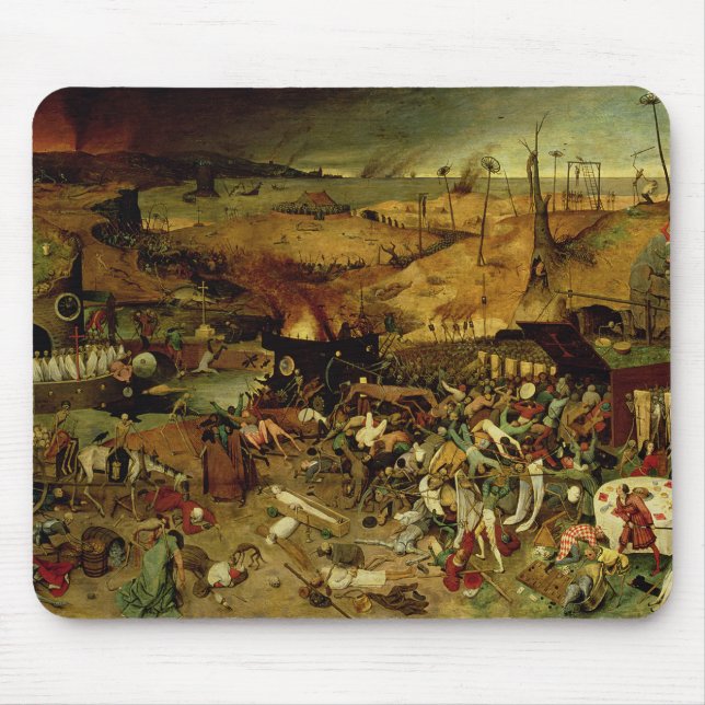 Das Triumph des Todes, c.1562 (Öl auf Platte) Mousepad (Vorne)
