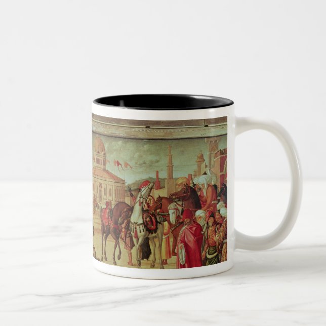 Das Triumph von St George, 1501-7 Zweifarbige Tasse (Rechts)