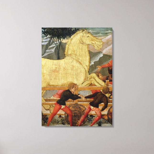 Das trojanische Pferd Leinwanddruck (Vorderseite)
