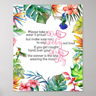 Das tropische Spiel der Ketten Poster