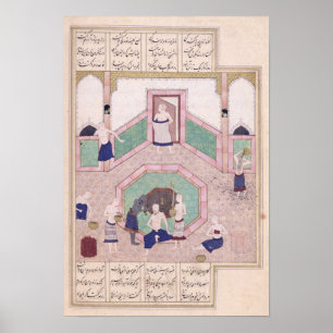 Das türkische Bad Poster