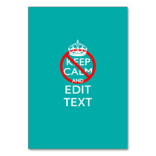 Das türkisfarbene Textdekor darf nicht Behalten we Tischnummer