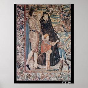 Das Turnier, gemacht durch eine Brüssel-Werkstatt Poster