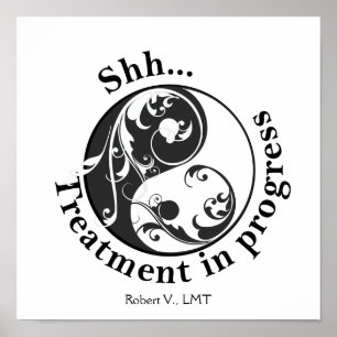 Das Türschild darf nicht verzerrt werden Poster