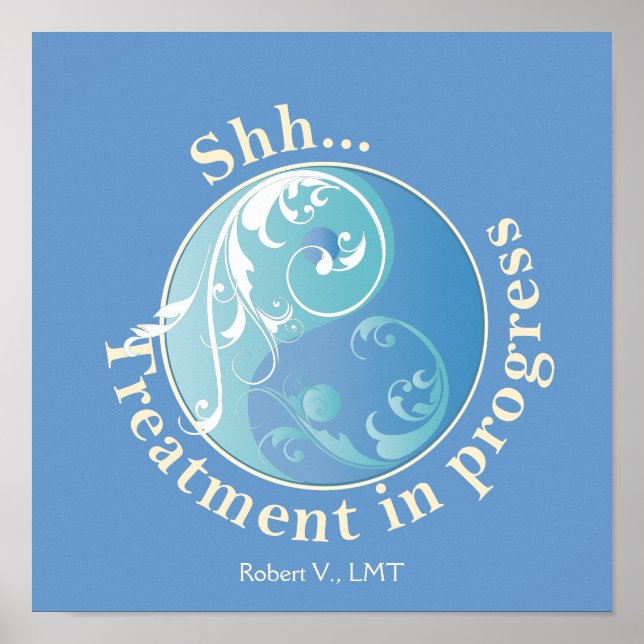 Das Türschild darf nicht verzerrt werden Poster (Vorne)