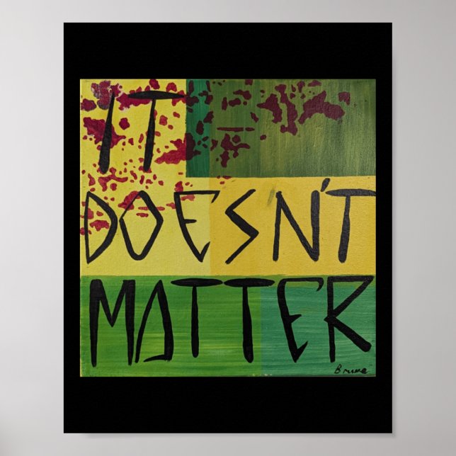 Das tut es nicht poster (Vorne)