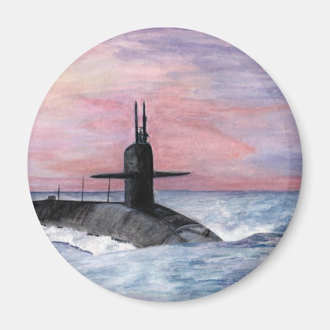 Das U-Boot der Ohio-Klasse Magnet (Vorne)