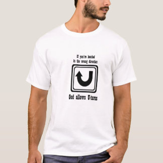 Das u-Drehungs-T-Shirt der Männer T-Shirt