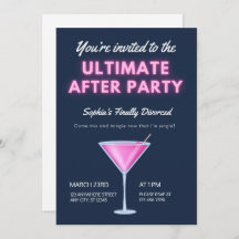 Das ultimative Afterparty-Party Neon Martini Schei