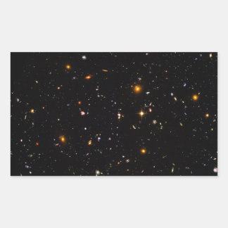 Das ultratiefe Hubble-Feld Rechteckiger Aufkleber