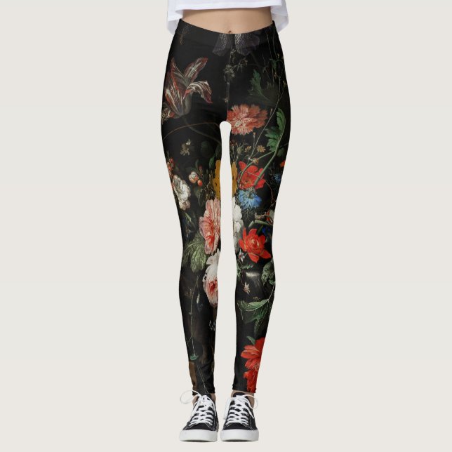 Das umgedrehte Bouquet von Abraham Mignon Leggings (Vorderseite)