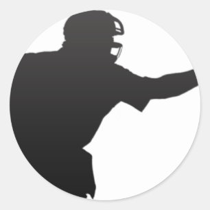 Das Umpire Runder Aufkleber