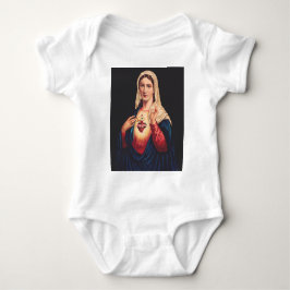 Das unbefleckte Herz Marias Baby Strampler