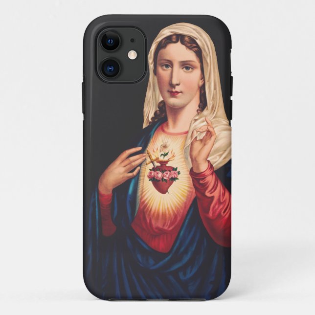 Das unbefleckte Herz Marias Case-Mate iPhone Hülle (Rückseite)