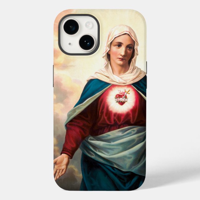 Das unbefleckte Herz Marias Case-Mate iPhone Hülle (Rückseite)