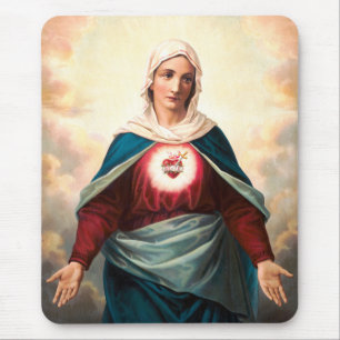 Das unbefleckte Herz Marias Mousepad