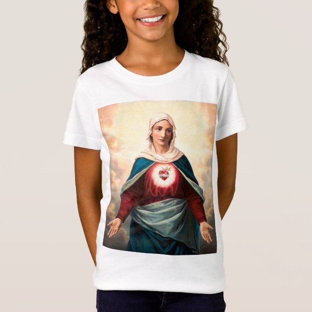 Das unbefleckte Herz Marias T-Shirt (Vorderseite)