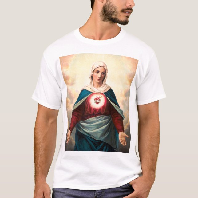 Das unbefleckte Herz Marias T-Shirt (Vorderseite)