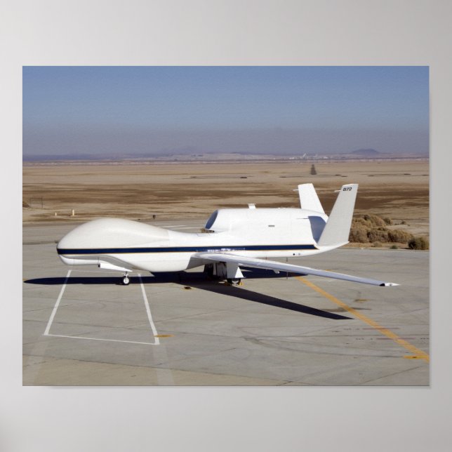 Das unbemannte Flugzeug der Global Hawk Poster (Vorne)