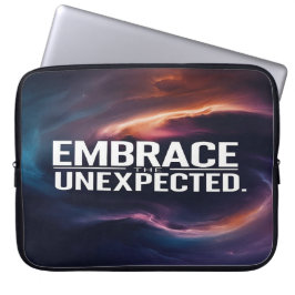 Das Unerwartete verkraften Laptopschutzhülle