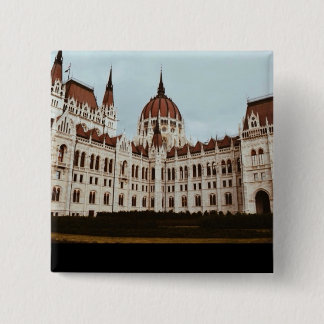 Das ungarische Parlament, Budapest, Ungarn Button
