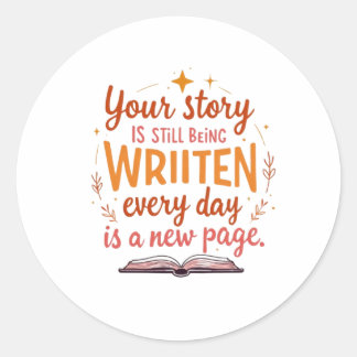 Das ungeschriebene Kapitel: Kunst des Buches und d Runder Aufkleber