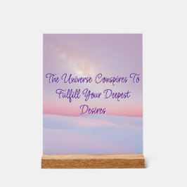 Das universelle Verschwörungszeichen Acrylschild