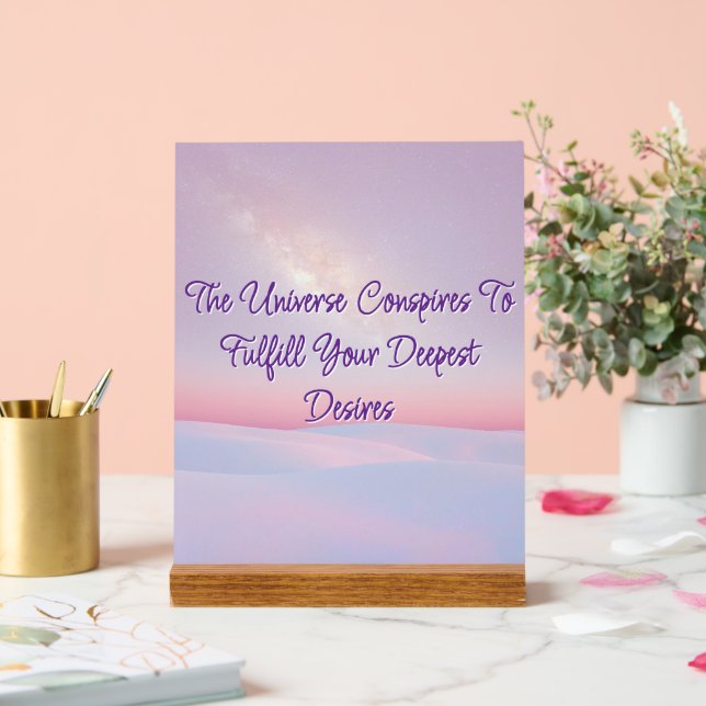 Das universelle Verschwörungszeichen Acrylschild (Hochzeit)