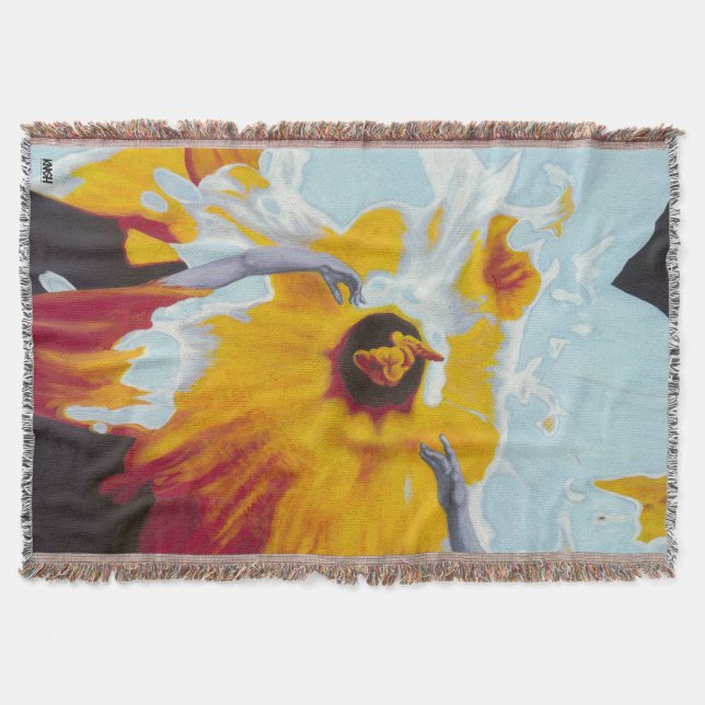 Das Universum als Narzissen-Decke Decke (Vorderseite)