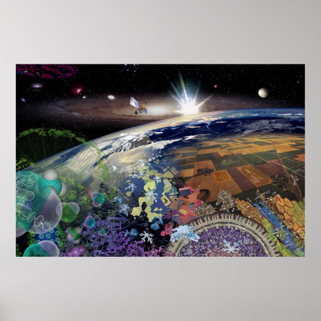 Das Universum auf einen Blick Poster (Vorne)