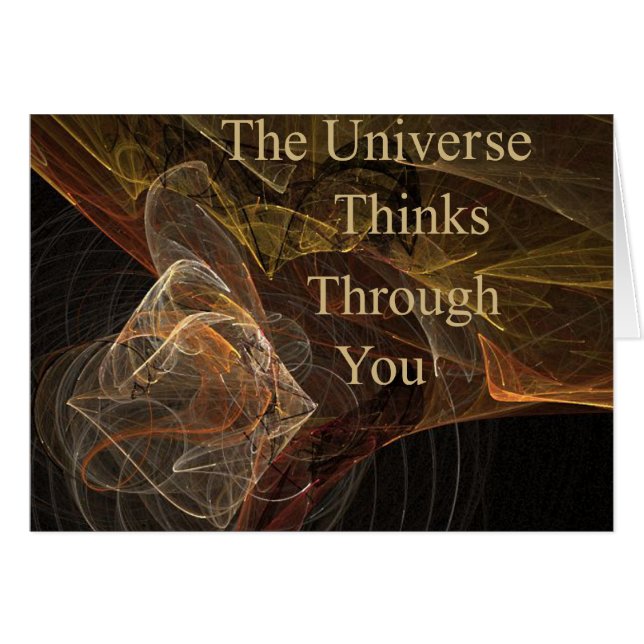 Das Universum denkt durch Sie (Vorderseite (Horizontal))