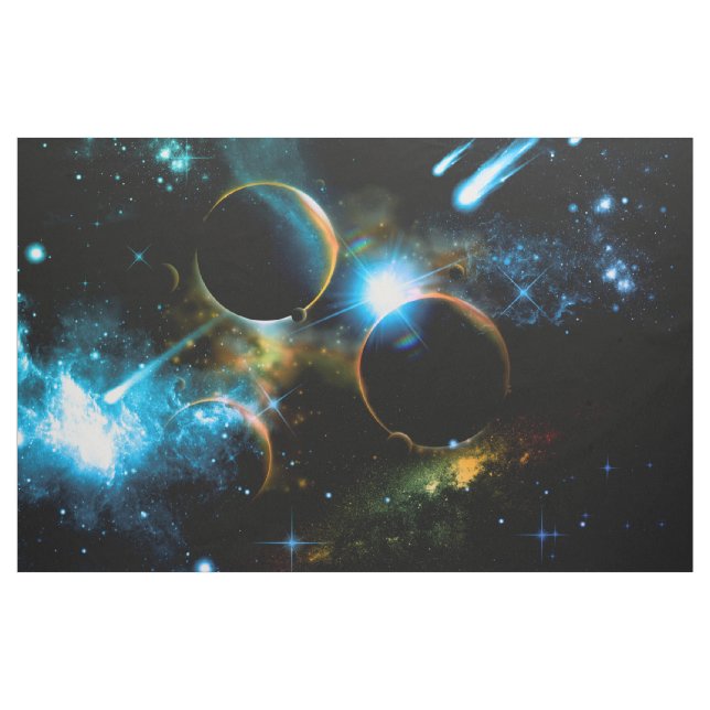 Das Universum der Planeten Stoff (Yard (91,4 cm))