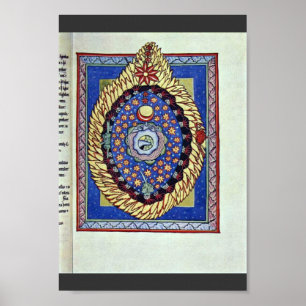Das Universum durch Meister DES Hildegardis-Kodex Poster
