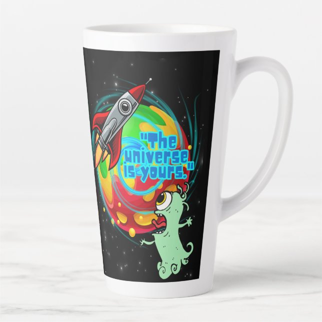 DAS UNIVERSUM GEHÖRT DIR MILCHTASSE (Rechts)