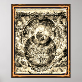 Das Universum ist ein Baumsepien-Poster Poster