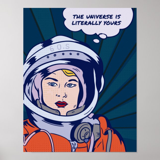 Das Universum ist Ihre Inspiration Poster (Vorne)