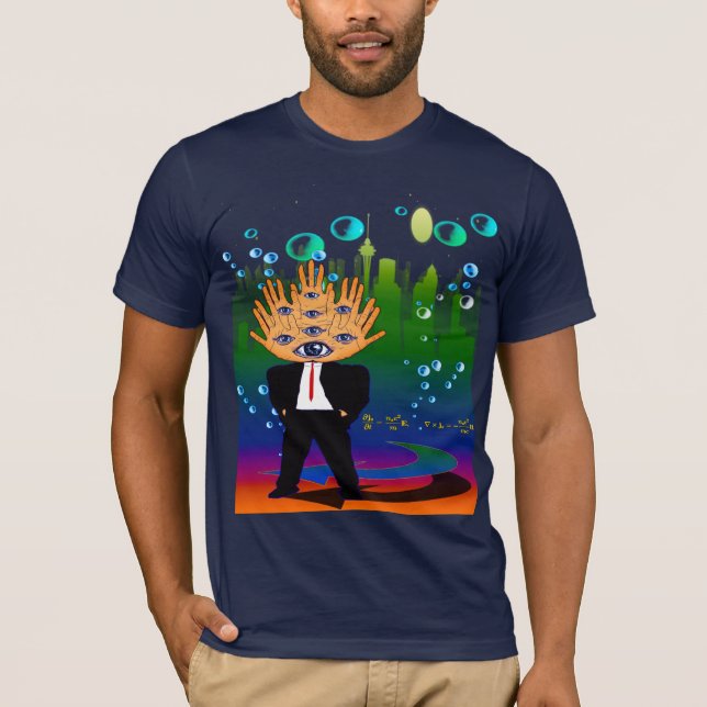 DAS UNIVERSUM IST QUE T-Shirt (Vorderseite)