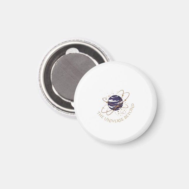 Das Universum jenseits des Langarmshirts Magnet (Vorderseite/Rückseite)