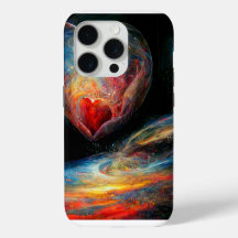 Das Universum lebt_Digitale Kunst Iphone 15 Hülle