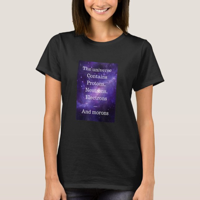 Das Universum T-Shirt (Vorderseite)